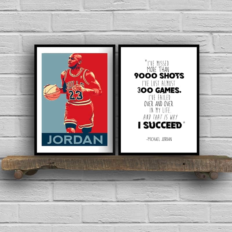 Michael Jordan Posters Basketball Poster Basketball Artwork 
