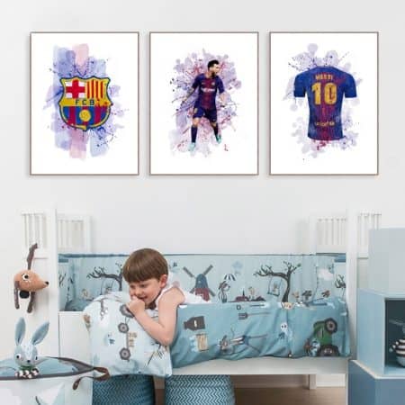 Blank Posters Wall Art Room Decoration Lionel Messi Barcelona Poster Messiah FCB Collection