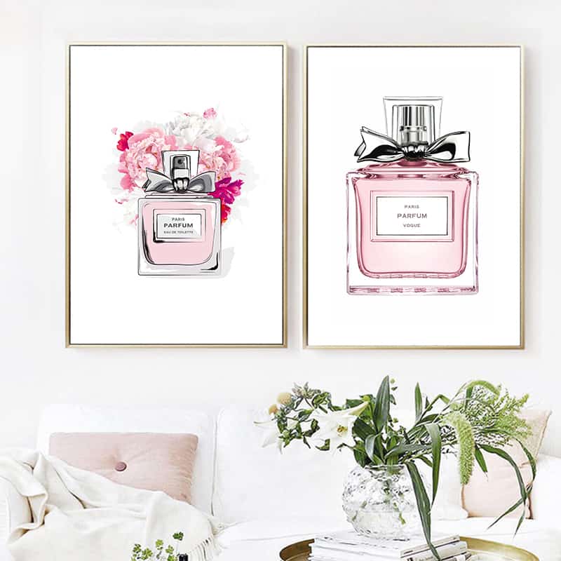 Pretty Pink Perfume Vogue Poster $7