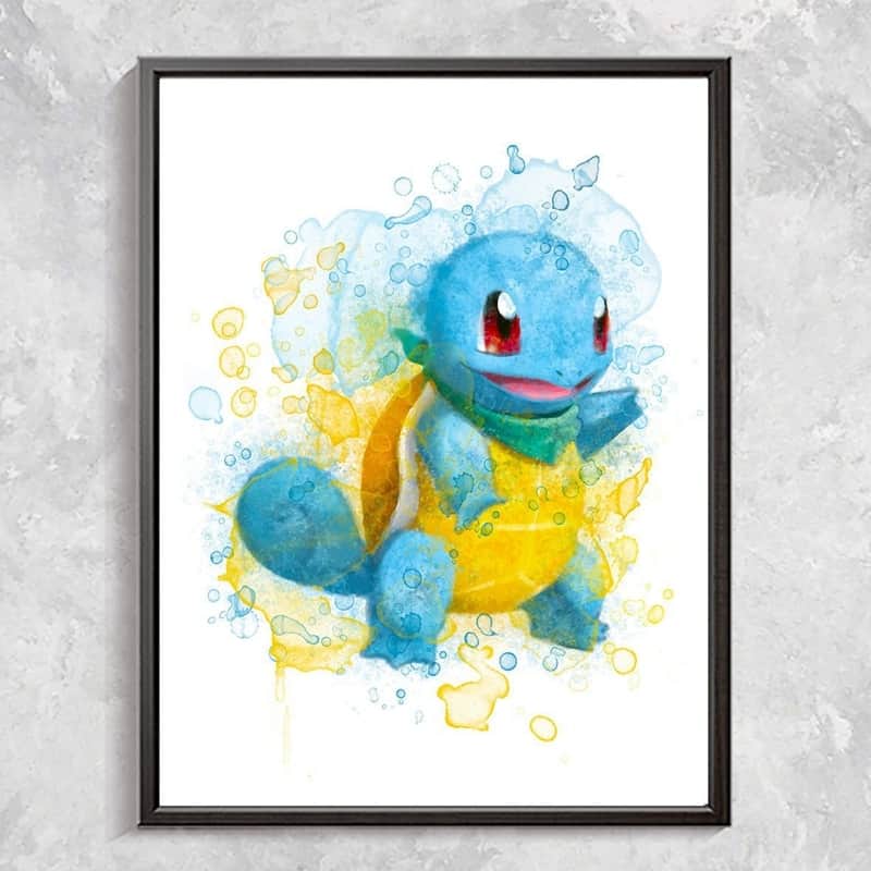 Extremely Fun Watercolor Pokemon Posters $7